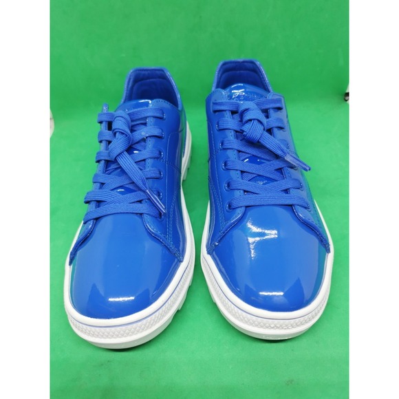 Skechers Women's 155201 Patent Blue Roadies 90sBBY Casual Shoes Size 8.5M - Picture 15 of 16